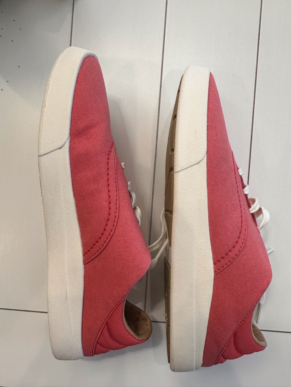 OluKai Pink Canvas Sneakers - Women's W9.5 New Without Box - Picture 7 of 12